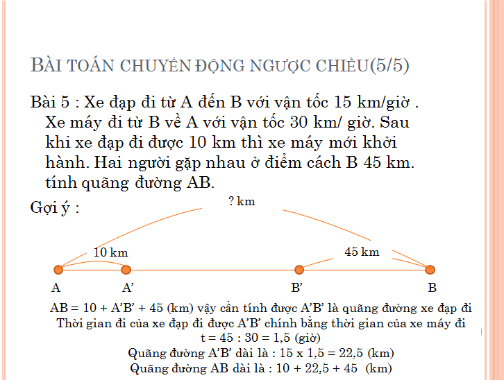 Bài toán đo thời gian,toán chuyển động đều thuộc chương trình học toán lớp 5