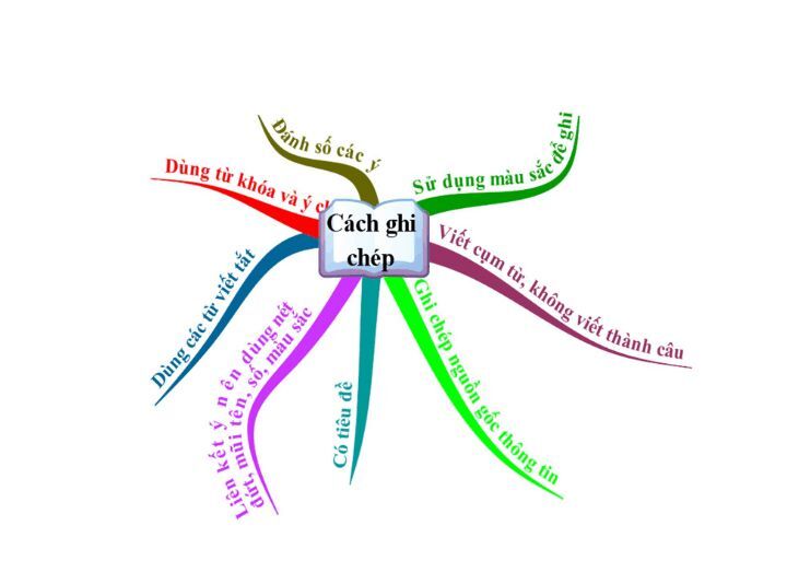 Hướng dẫn cách vẽ sơ đồ tư duy